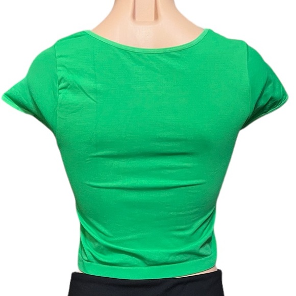 Free People Intimately Cap Sleeve Cami XS/S Green NWOT - Picture 2 of 2